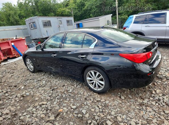 JN1CV7AR3HM680794 2017 INFINITI Q50 Black Հետևի ձախ