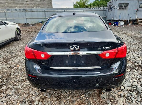 JN1CV7AR3HM680794 2017 INFINITI Q50 Black Հետևի տեսք