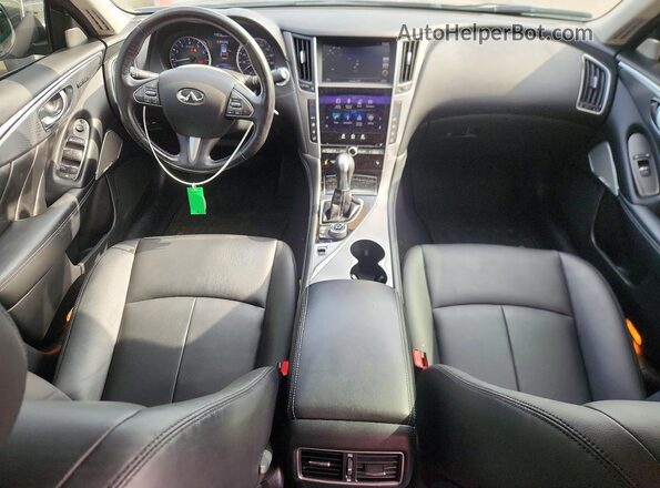 JN1CV7AR4HM680402 2017 INFINITI Q50 Gray Вид панелі приладів