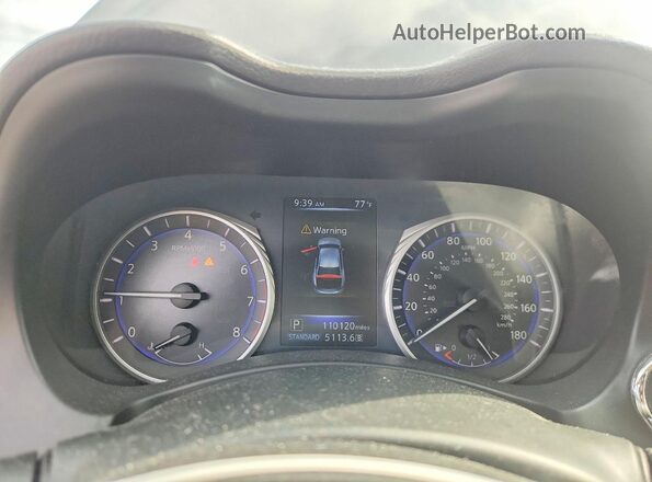 JN1CV7AR4HM680402 2017 INFINITI Q50 Gray Вид щитка приладів
