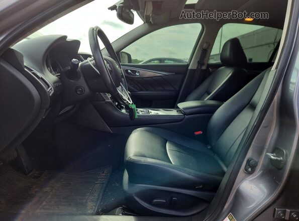JN1CV7AR4HM680402 2017 INFINITI Q50 Gray Вид салону спереду