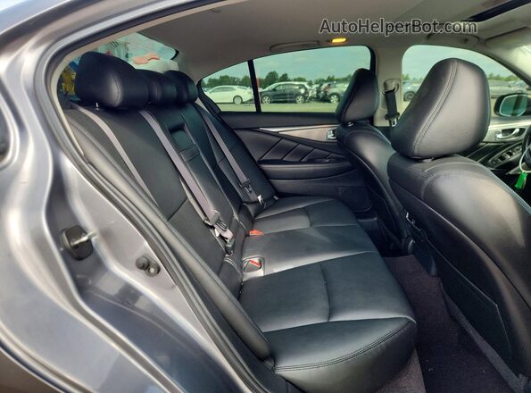 JN1CV7AR4HM680402 2017 INFINITI Q50 Gray Вид задніх сидінь