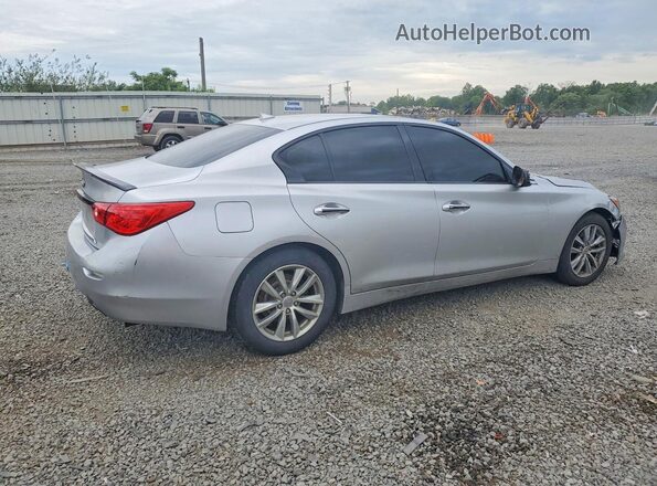 JN1CV7AR5HM682398 2017 INFINITI Q50 Silver Задня права чверть