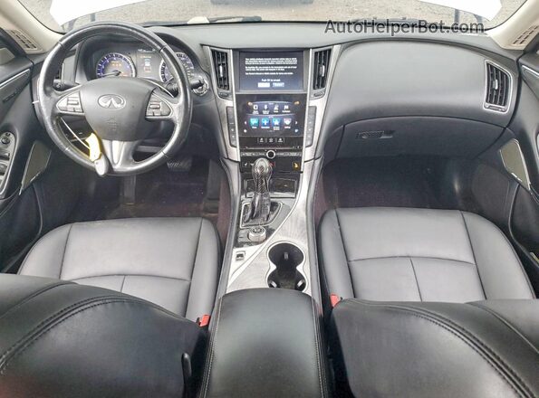JN1CV7AR5HM682398 2017 INFINITI Q50 Silver Вид панелі приладів