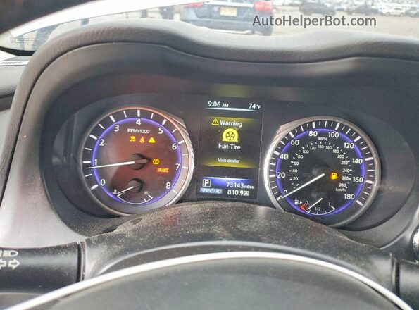 JN1CV7AR5HM682398 2017 INFINITI Q50 Silver Вид щитка приладів