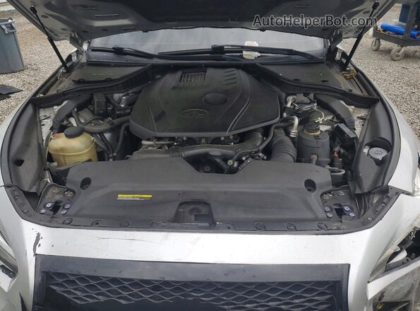 JN1CV7AR5HM682398 2017 INFINITI Q50 Silver Вид задньої частини салону