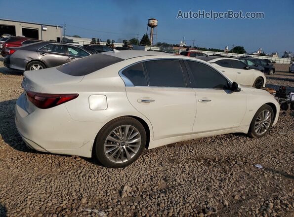 JN1CV7AR9JM280521 2018 INFINITI Q50 White Задня права чверть