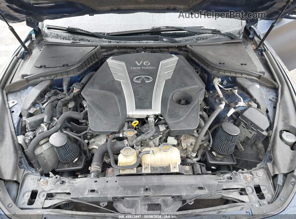 JN1CV7EKXHM362989 2017 INFINITI Q60 Синий Вид сзади