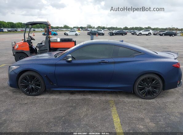 JN1CV7EKXHM362989 2017 INFINITI Q60 Синий Панорамный вид салона 360°