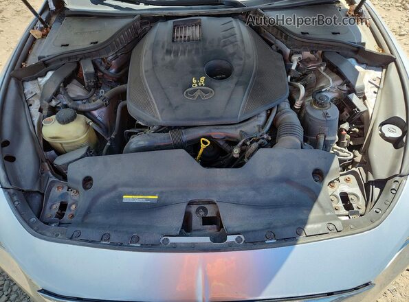 JN1CV7EL4HM320973 2017 INFINITI Q60 Silver უკანა სალონის ხედი