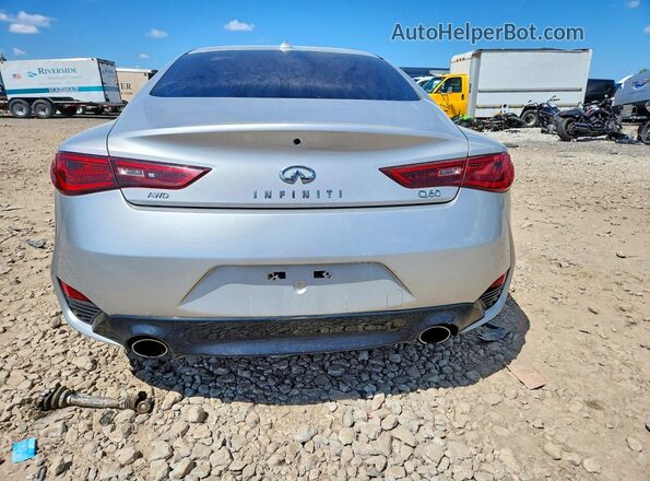 JN1CV7EL4HM320973 2017 INFINITI Q60 Silver უკანა ხედი