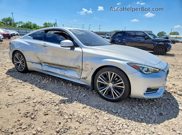 JN1CV7EL4HM320973 2017 INFINITI Q60 Silver წინა მარჯვენა