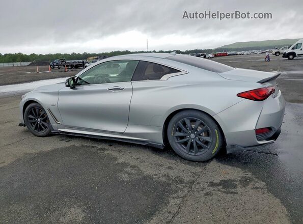 JN1CV7EL7HM320756 2017 INFINITI Q60 Silver Trasero izquierdo