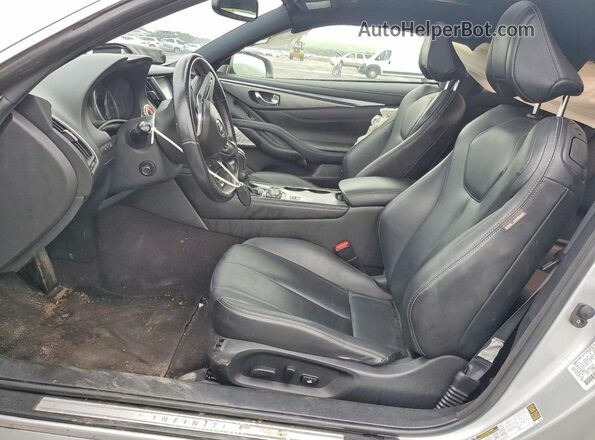 JN1CV7EL7HM320756 2017 INFINITI Q60 Silver Vista interior delantera