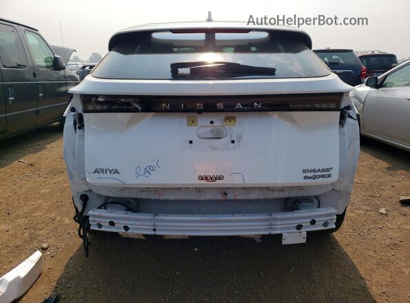 JN1DF0BB3RM738981 2024 NISSAN ARIYA White უკანა ხედი