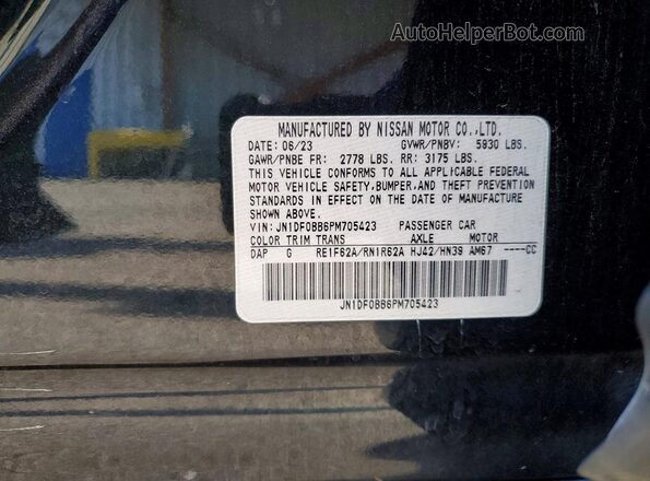 JN1DF0BB6PM705423 2023 NISSAN ARIYA Green Vista del compartimento del motor