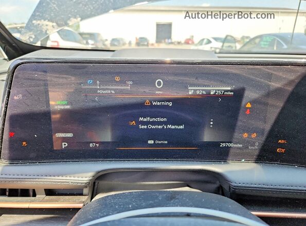 JN1DF0BB8RM736014 2024 NISSAN ARIYA Black Instrument cluster view