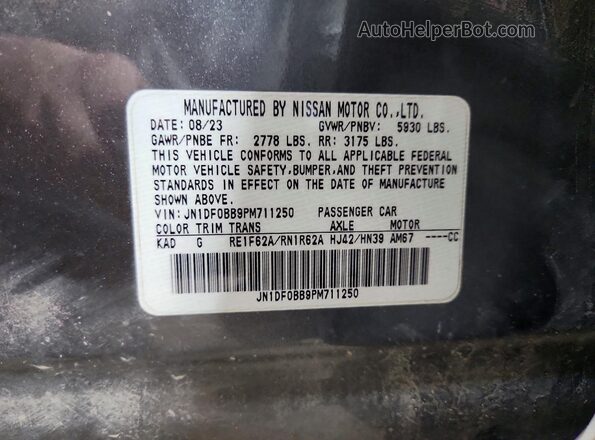 JN1DF0BB9PM711250 2023 NISSAN ARIYA Серый Панорамный вид салона 360°