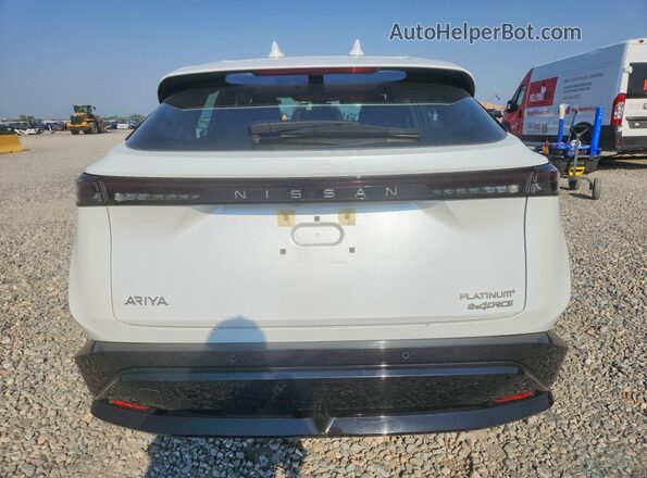 JN1DF0CD5RM734446 2024 NISSAN ARIYA White უკანა ხედი
