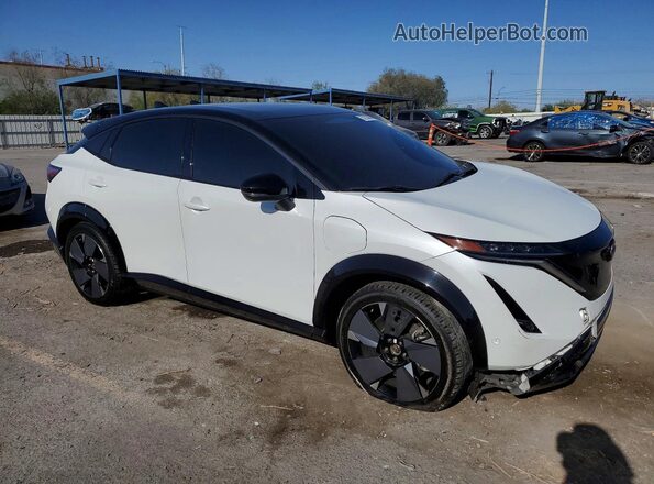 JN1DF0CDXPM704937 2023 NISSAN ARIYA White Передня права чверть