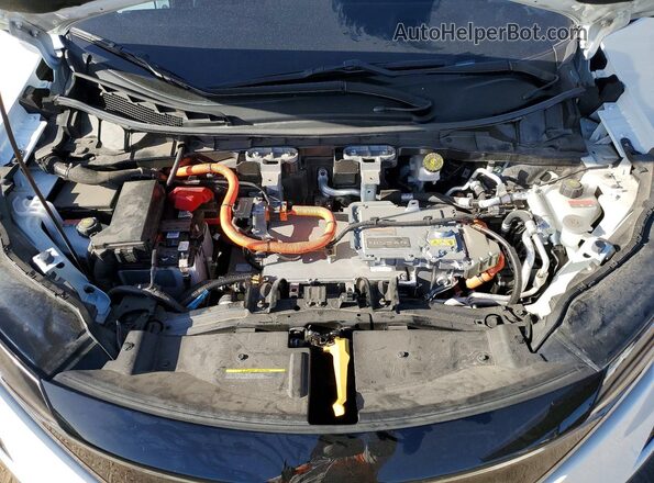 JN1DF0CDXPM704937 2023 NISSAN ARIYA White Вид підкапотного простору