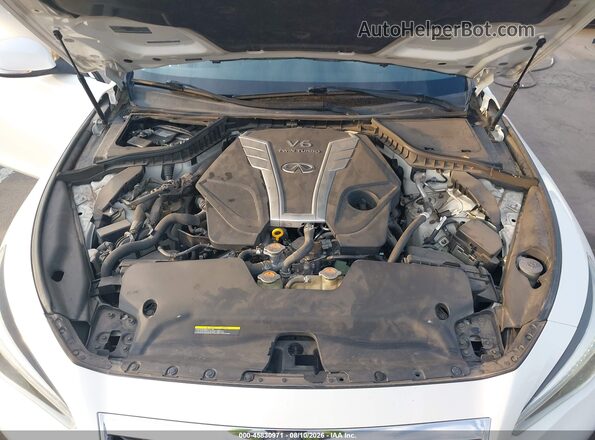 JN1EV7AP0GM301305 2016 INFINITI Q50 White Հետևի տեսք
