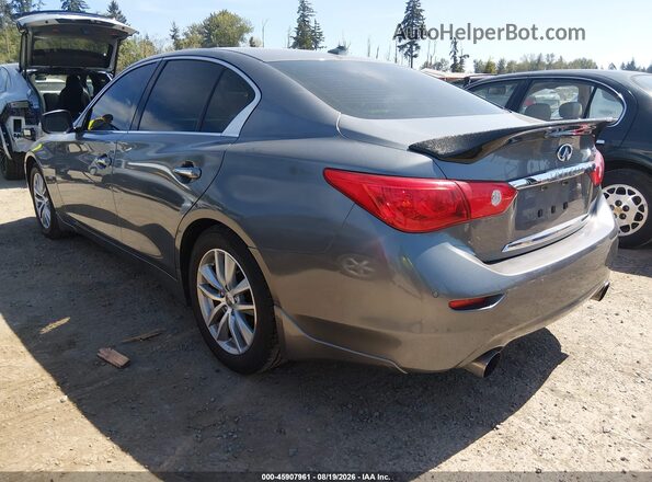 JN1EV7AP0GM305533 2016 INFINITI Q50 Серый Задняя левая четверть
