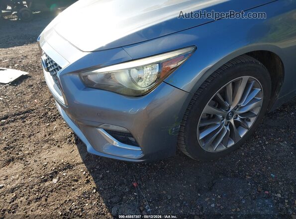 JN1EV7AP0JM590645 2018 INFINITI Q50 Silver Դիմացի տեսք