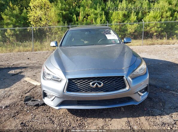JN1EV7AP0JM590645 2018 INFINITI Q50 Silver Սարքավորումների վահանակի տեսք