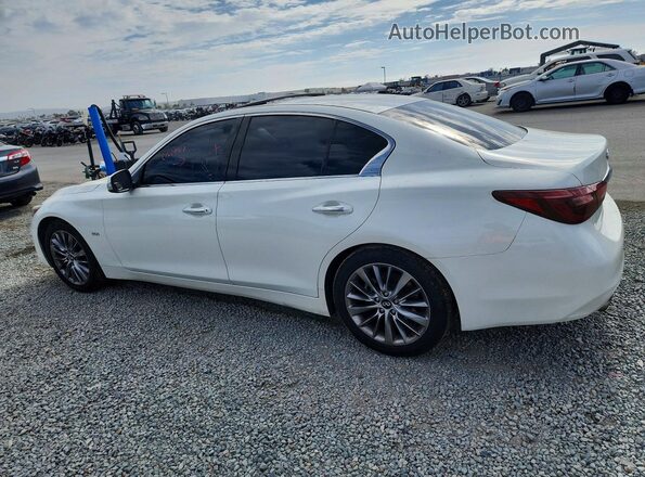 JN1EV7AP0KM511833 2019 INFINITI Q50 White Հետևի ձախ