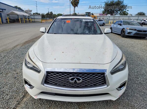 JN1EV7AP0KM511833 2019 INFINITI Q50 White Դիմացի տեսք
