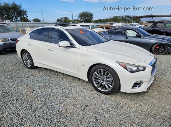 JN1EV7AP0KM511833 2019 INFINITI Q50 White Առջևի աջ