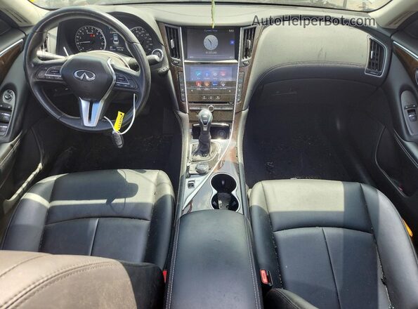 JN1EV7AP0KM511833 2019 INFINITI Q50 White Առջևի վահանակի տեսք