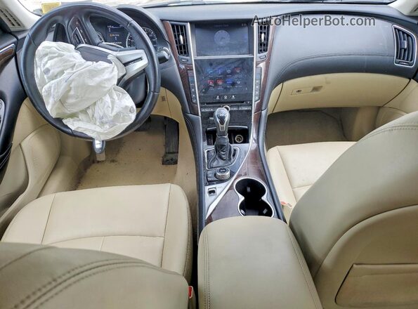 JN1EV7AP0KM512349 2019 INFINITI Q50 Black Առջևի վահանակի տեսք