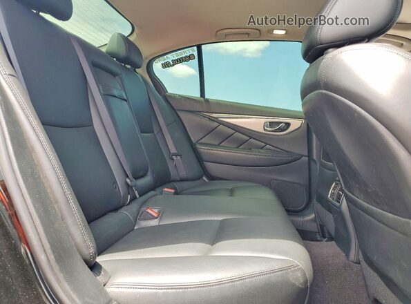 JN1EV7AP0LM202865 2020 INFINITI Q50 Black უკანა სავარძლების ხედი