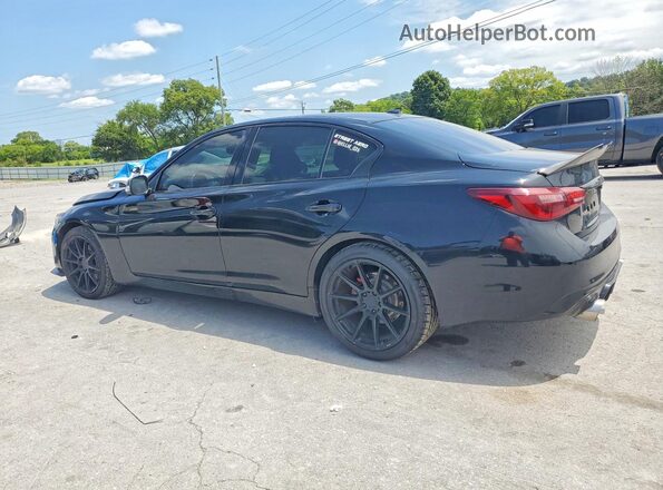 JN1EV7AP0LM202865 2020 INFINITI Q50 Black უკანა მარცხენა