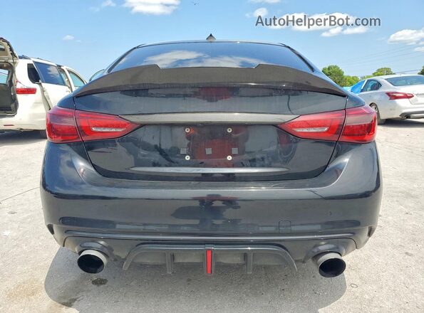 JN1EV7AP0LM202865 2020 INFINITI Q50 Black უკანა ხედი