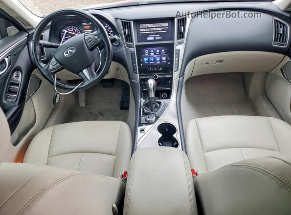 JN1EV7AP1HM735329 2017 INFINITI Q50 Серый Вид панели приборов