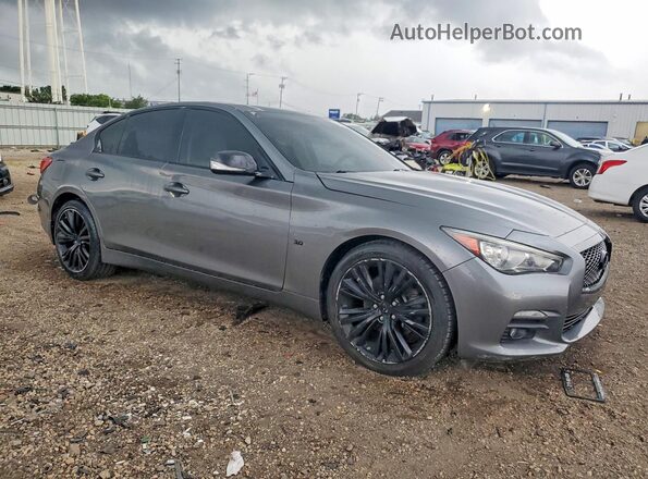JN1EV7AP1HM735329 2017 INFINITI Q50 Серый Передняя правая четверть