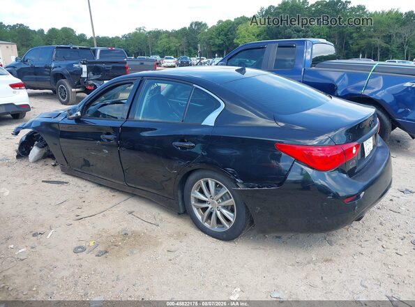 JN1EV7AP1HM737887 2017 INFINITI Q50 Black Հետևի ձախ