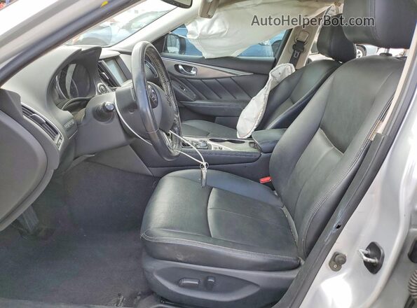 JN1EV7AP1HM742815 2017 INFINITI Q50 Silver Սալոնի դիմացի տեսք