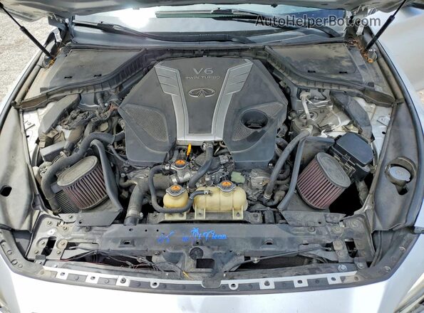 JN1EV7AP1HM742815 2017 INFINITI Q50 Silver Սալոնի հետևի տեսք