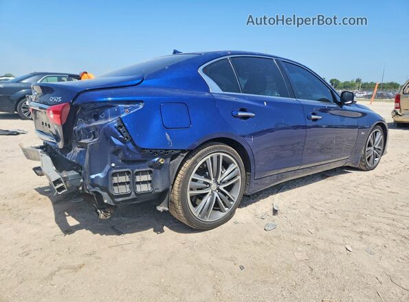 JN1EV7AP1HM744371 2017 INFINITI Q50 Blue Trasero derecho