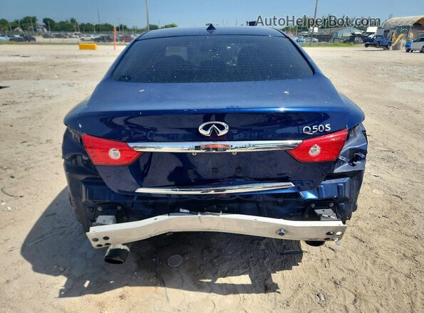 JN1EV7AP1HM744371 2017 INFINITI Q50 Blue Vista trasera