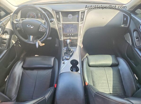 JN1EV7AP1HM744371 2017 INFINITI Q50 Blue Vista del salpicadero