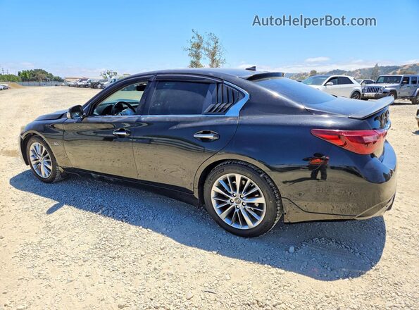 JN1EV7AP1JM352741 2018 INFINITI Q50 Черный Задняя левая четверть