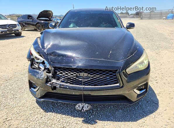 JN1EV7AP1JM352741 2018 INFINITI Q50 Черный Вид спереди