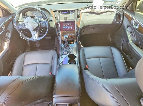 JN1EV7AP1JM352741 2018 INFINITI Q50 Черный Вид панели приборов