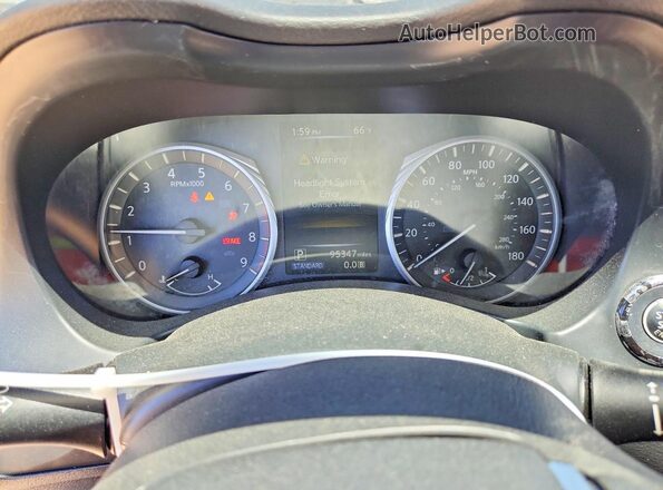 JN1EV7AP1JM352741 2018 INFINITI Q50 Черный Вид щитка приборов