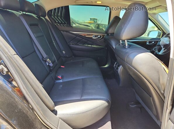 JN1EV7AP1JM352741 2018 INFINITI Q50 Черный Вид задних сидений